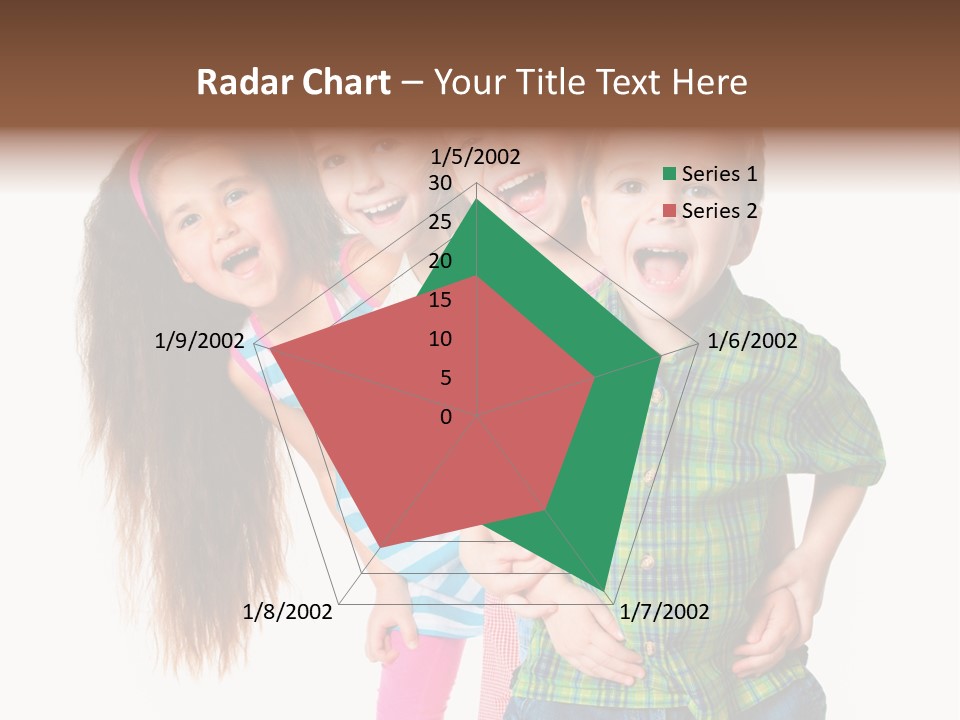 Friendship Beautiful Childhood PowerPoint Template