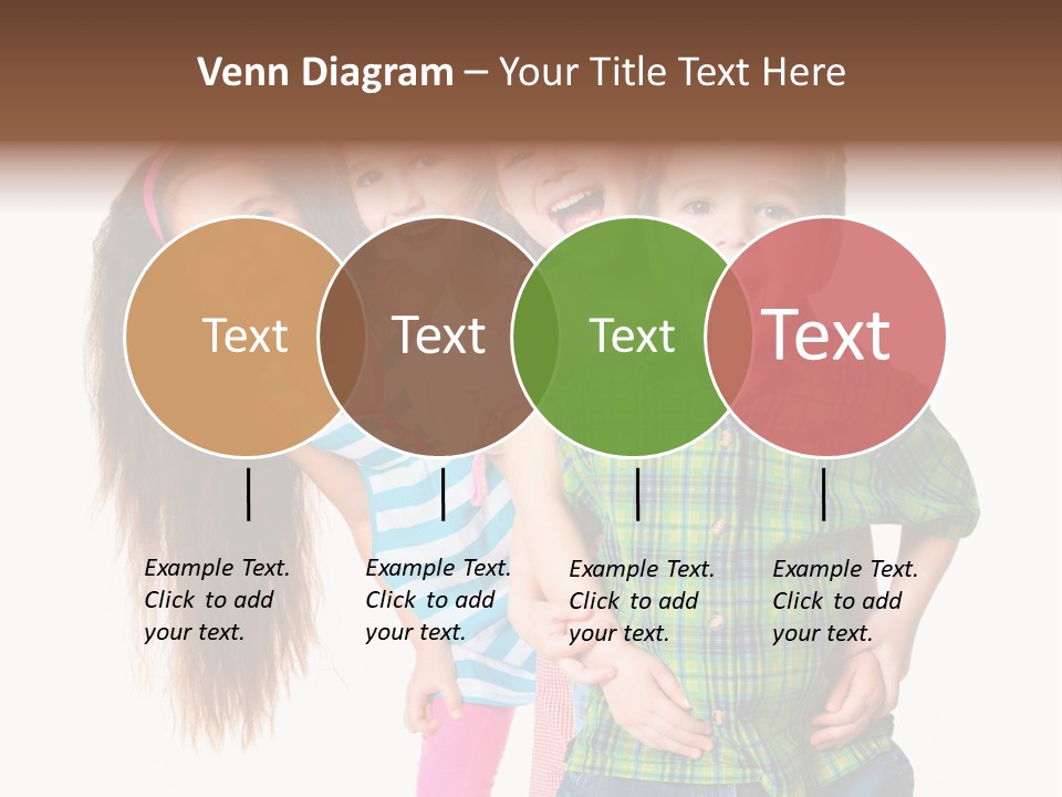 Friendship Beautiful Childhood PowerPoint Template