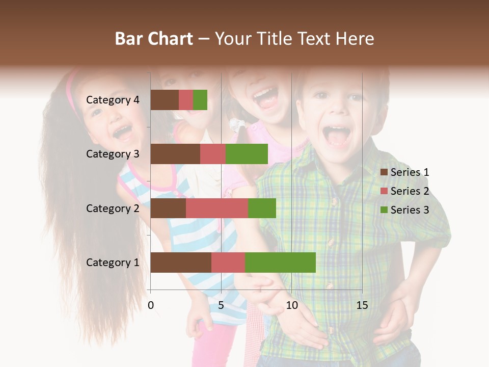 Friendship Beautiful Childhood PowerPoint Template