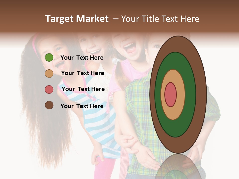 Friendship Beautiful Childhood PowerPoint Template