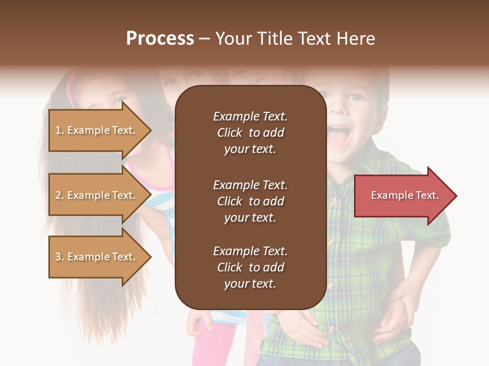 Friendship Beautiful Childhood PowerPoint Template