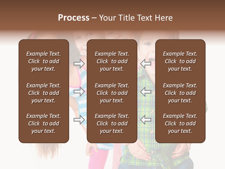 Friendship Beautiful Childhood PowerPoint Template