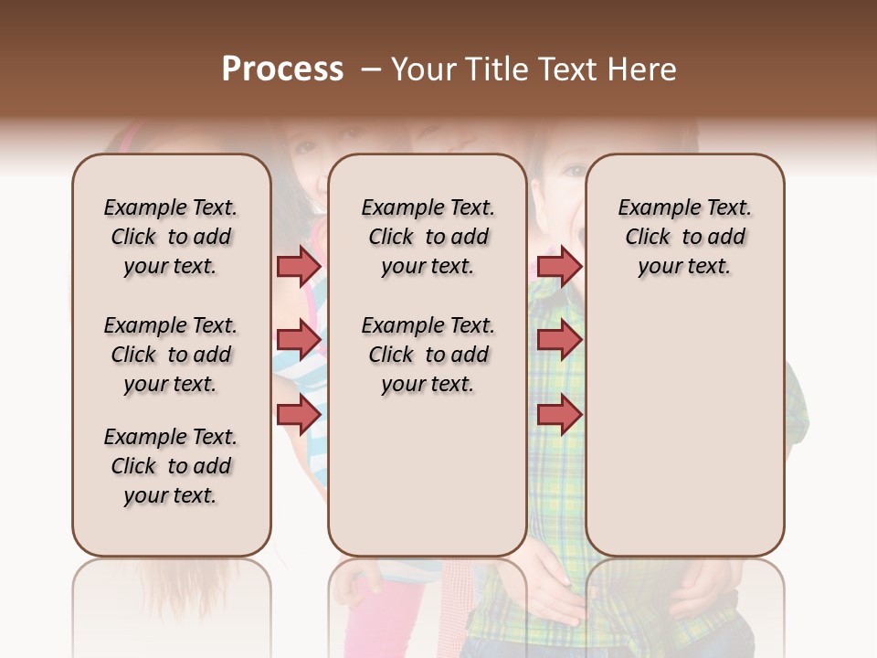 Friendship Beautiful Childhood PowerPoint Template