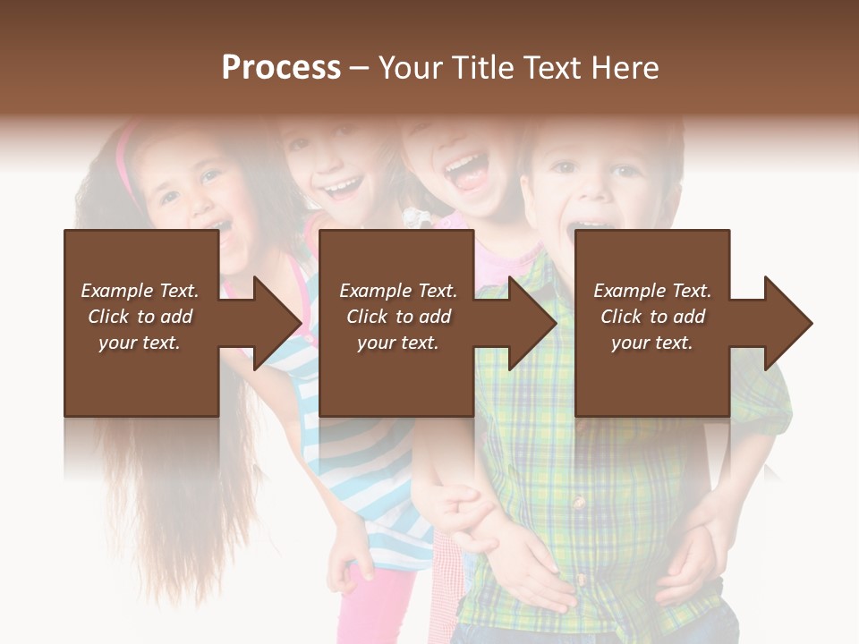 Friendship Beautiful Childhood PowerPoint Template