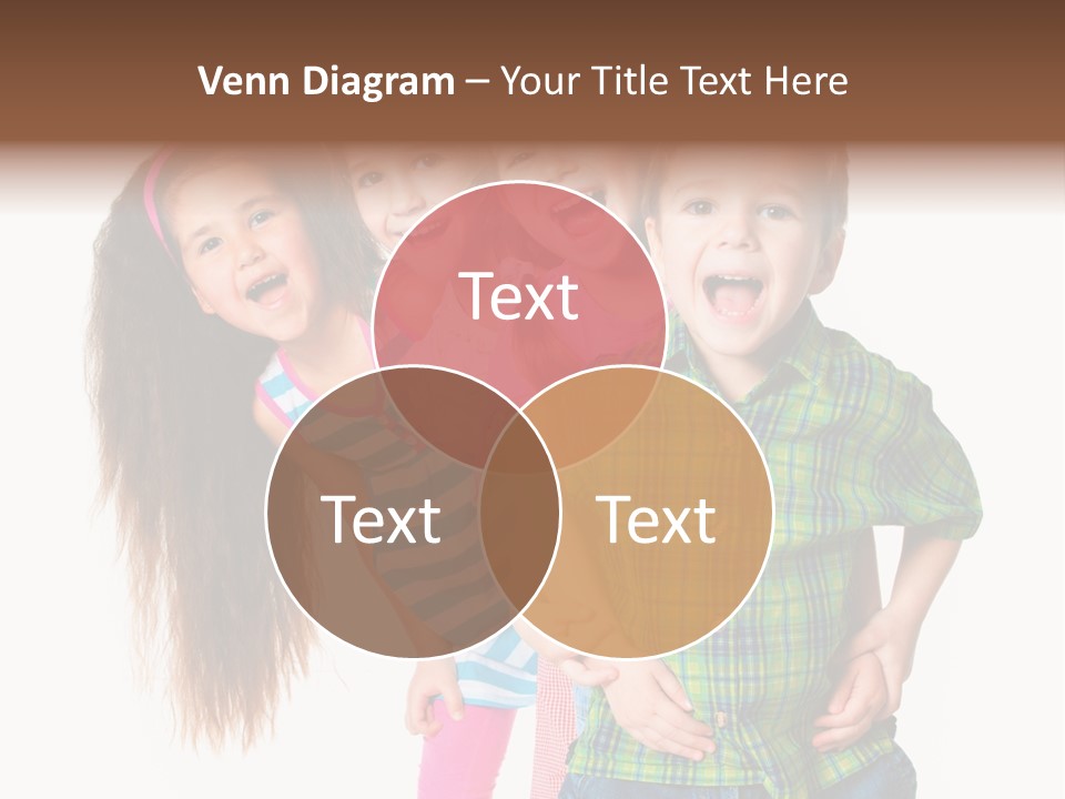 Friendship Beautiful Childhood PowerPoint Template