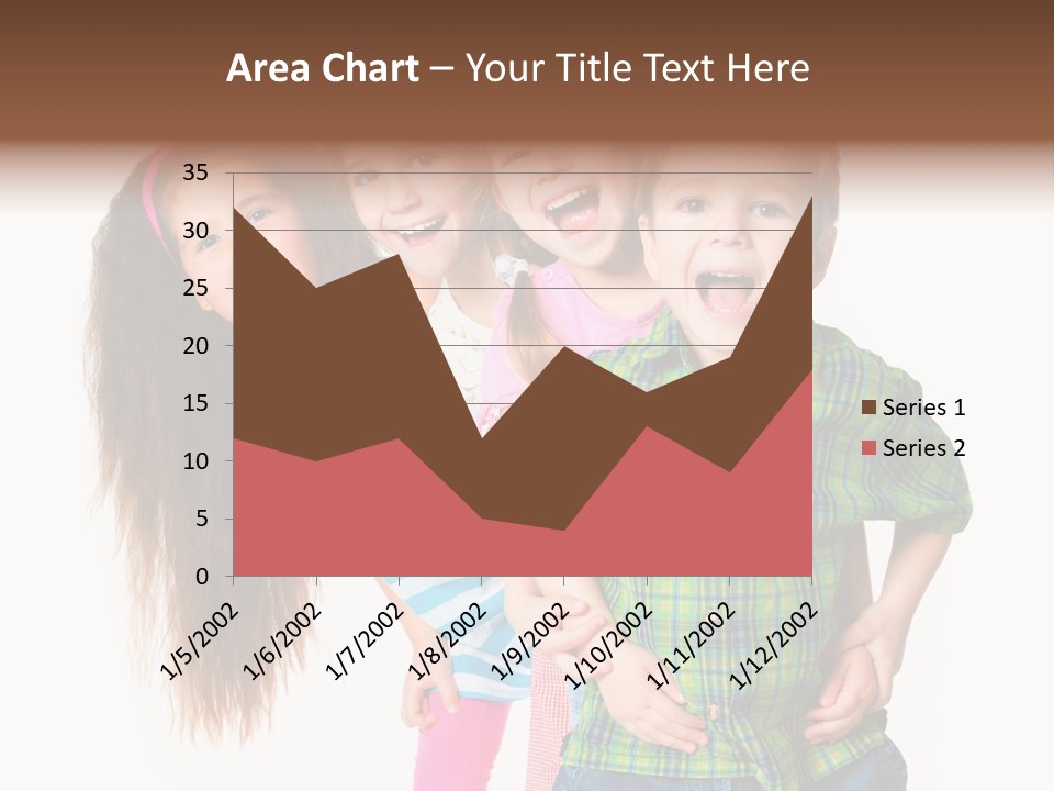 Friendship Beautiful Childhood PowerPoint Template