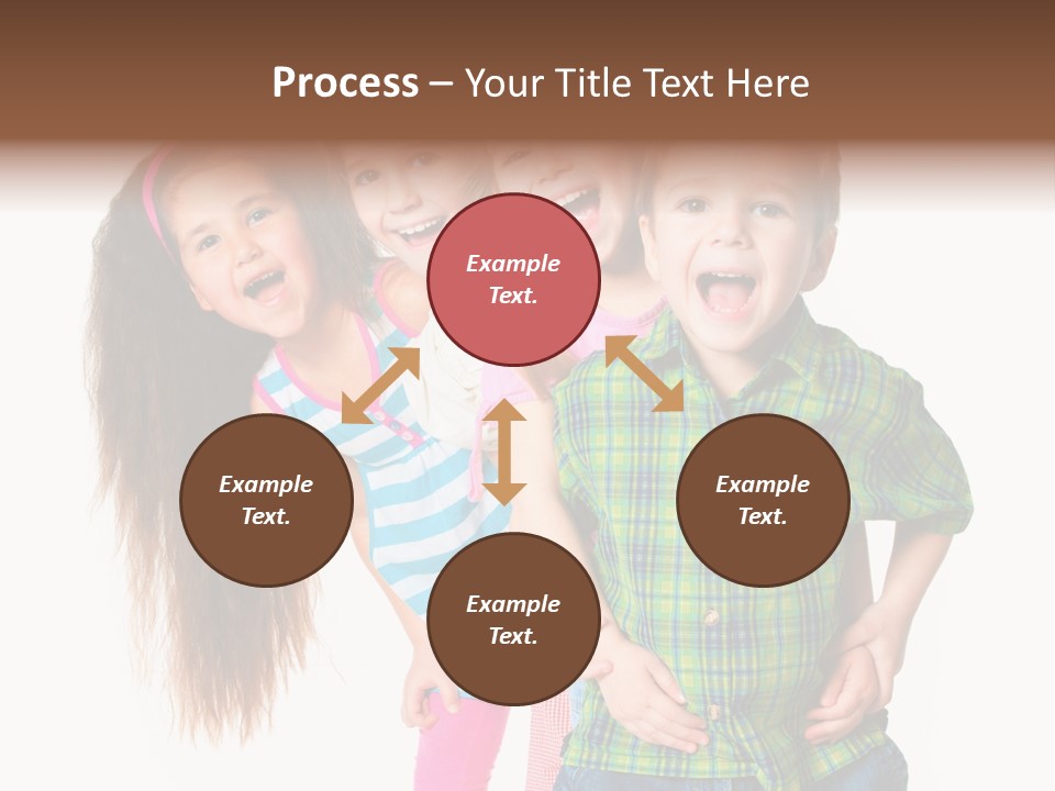 Friendship Beautiful Childhood PowerPoint Template