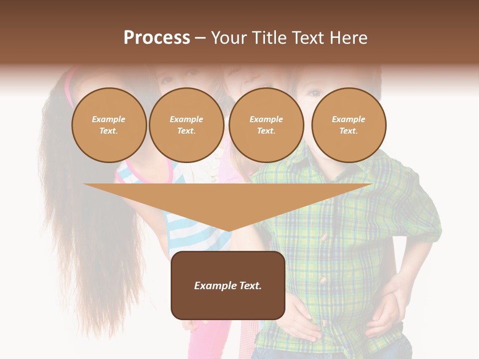 Friendship Beautiful Childhood PowerPoint Template