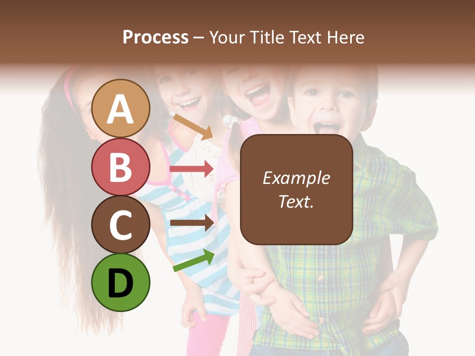 Friendship Beautiful Childhood PowerPoint Template