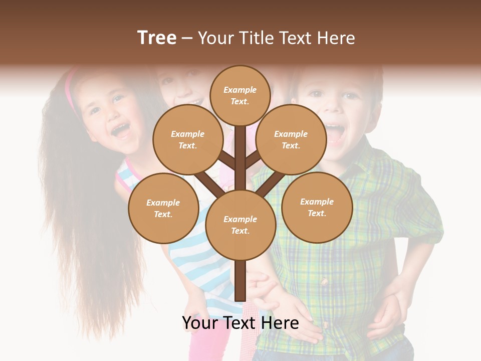 Friendship Beautiful Childhood PowerPoint Template