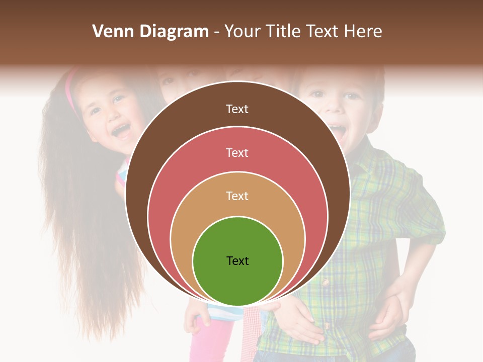 Friendship Beautiful Childhood PowerPoint Template