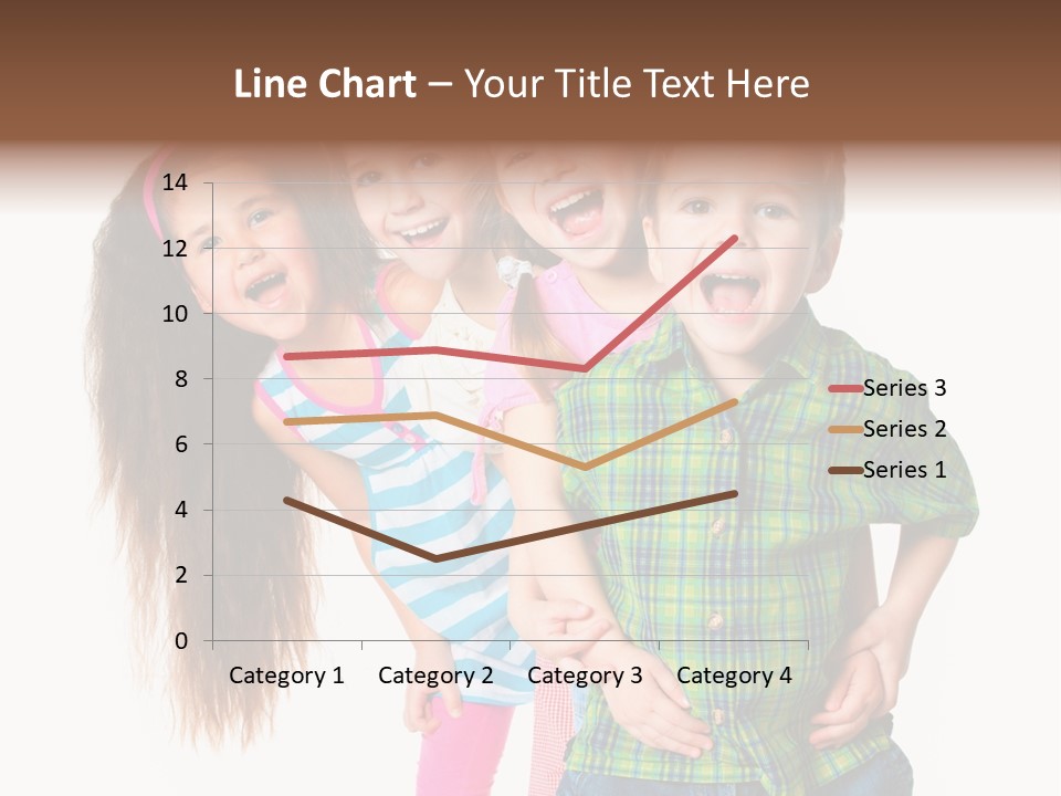 Friendship Beautiful Childhood PowerPoint Template