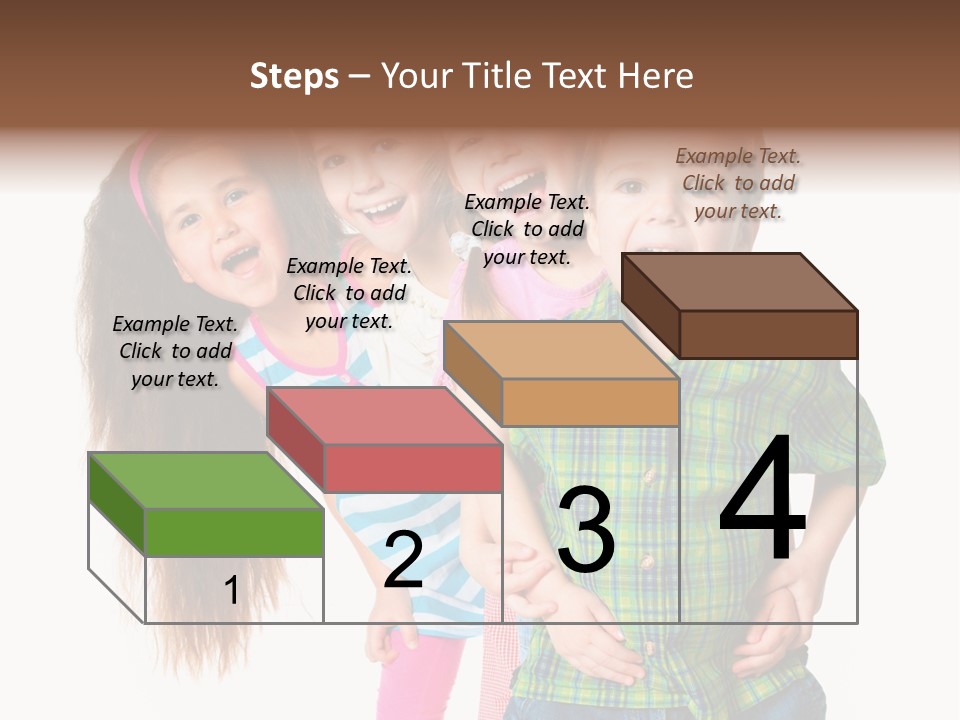 Friendship Beautiful Childhood PowerPoint Template