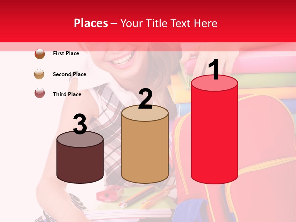 Back To School Holding Learning PowerPoint Template