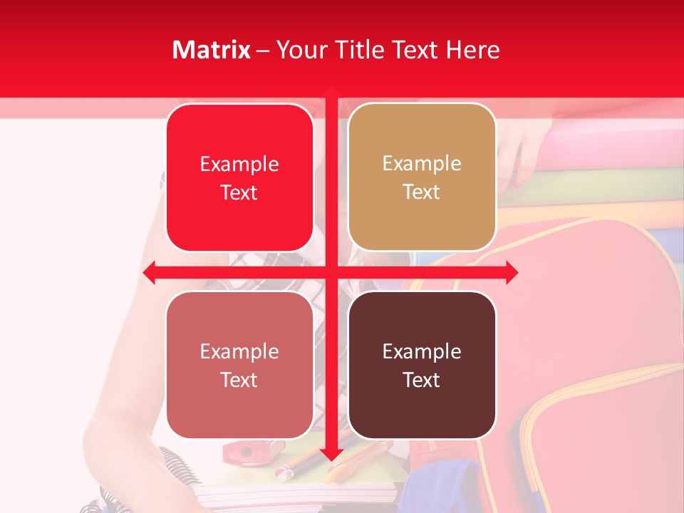 Back To School Holding Learning PowerPoint Template