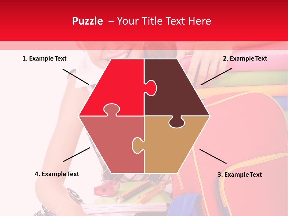 Back To School Holding Learning PowerPoint Template