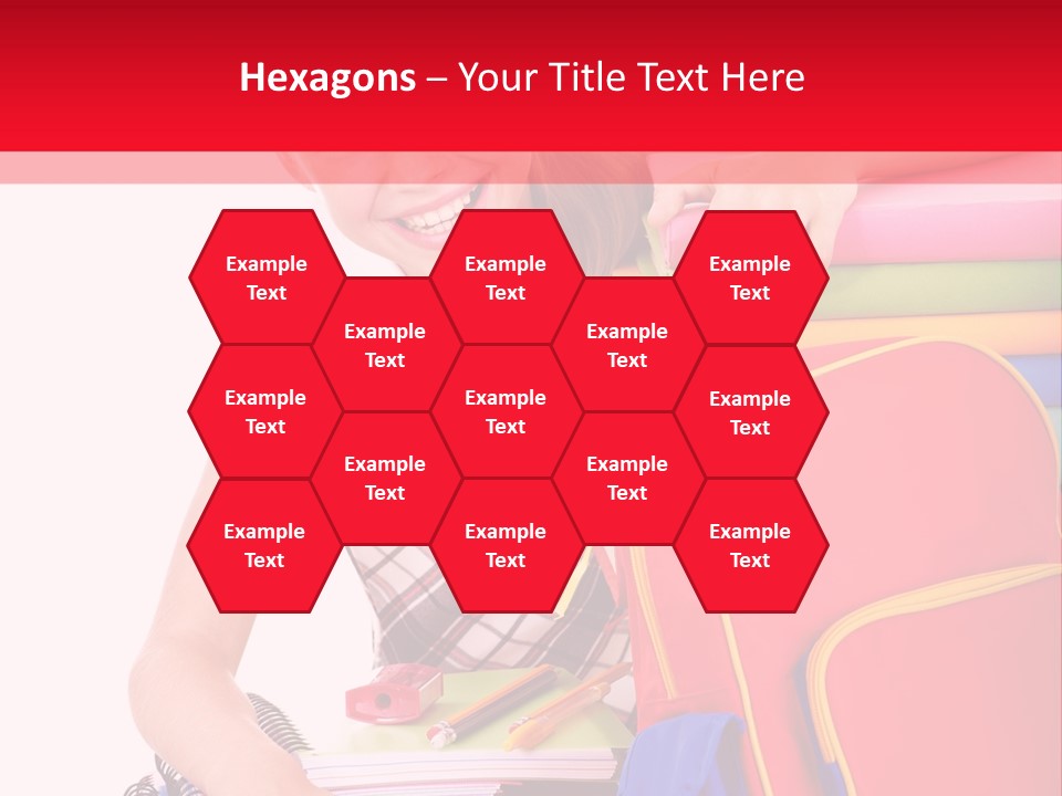 Back To School Holding Learning PowerPoint Template