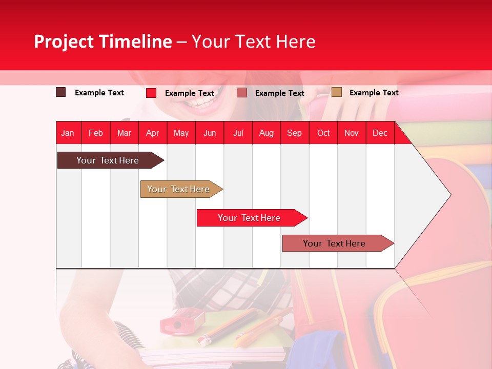 Back To School Holding Learning PowerPoint Template
