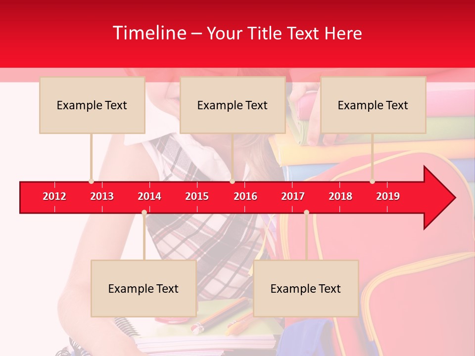 Back To School Holding Learning PowerPoint Template