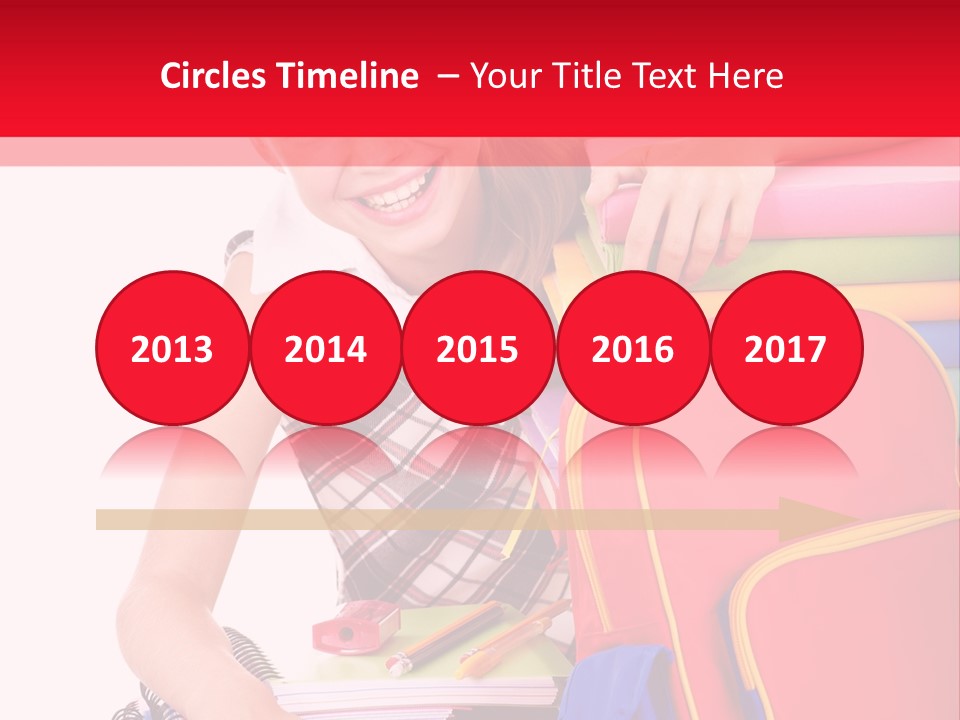 Back To School Holding Learning PowerPoint Template