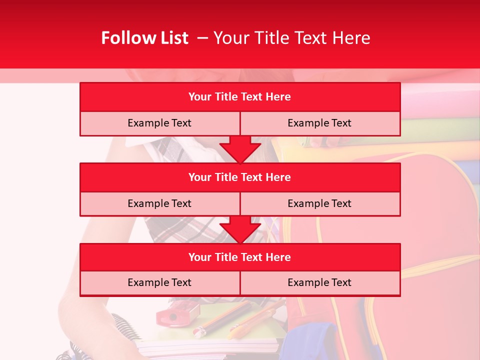 Back To School Holding Learning PowerPoint Template