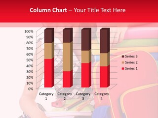 Back To School Holding Learning PowerPoint Template