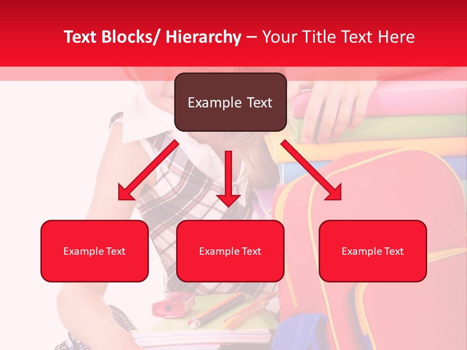Back To School Holding Learning PowerPoint Template