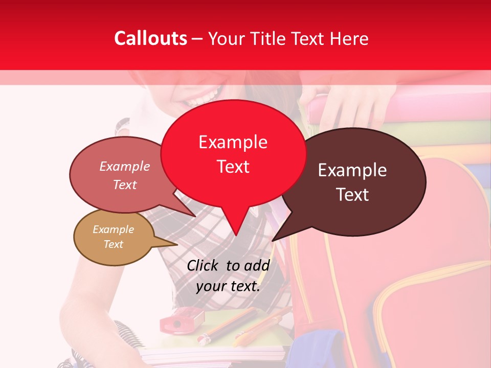 Back To School Holding Learning PowerPoint Template