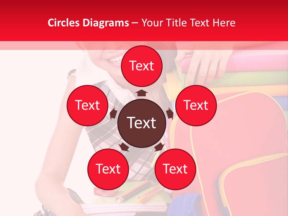 Back To School Holding Learning PowerPoint Template