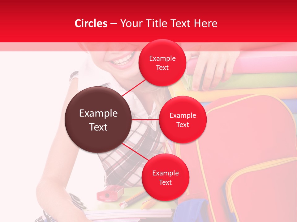 Back To School Holding Learning PowerPoint Template