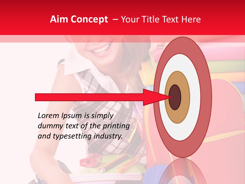 Back To School Holding Learning PowerPoint Template