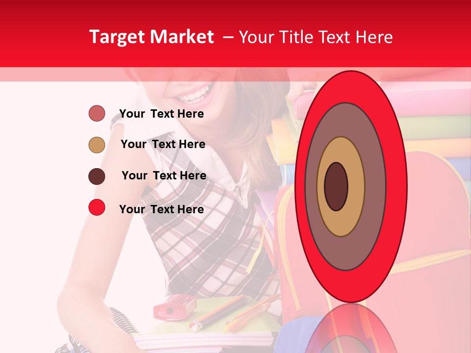 Back To School Holding Learning PowerPoint Template