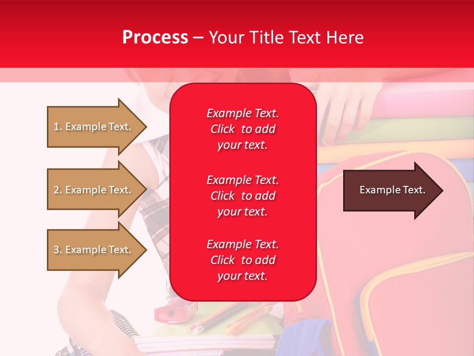 Back To School Holding Learning PowerPoint Template