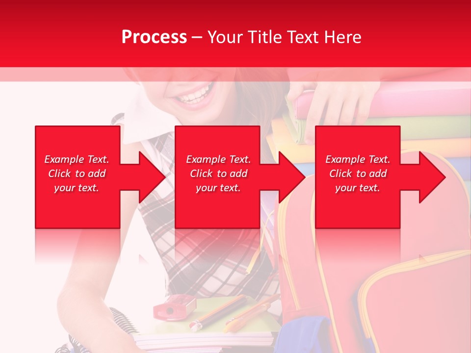 Back To School Holding Learning PowerPoint Template