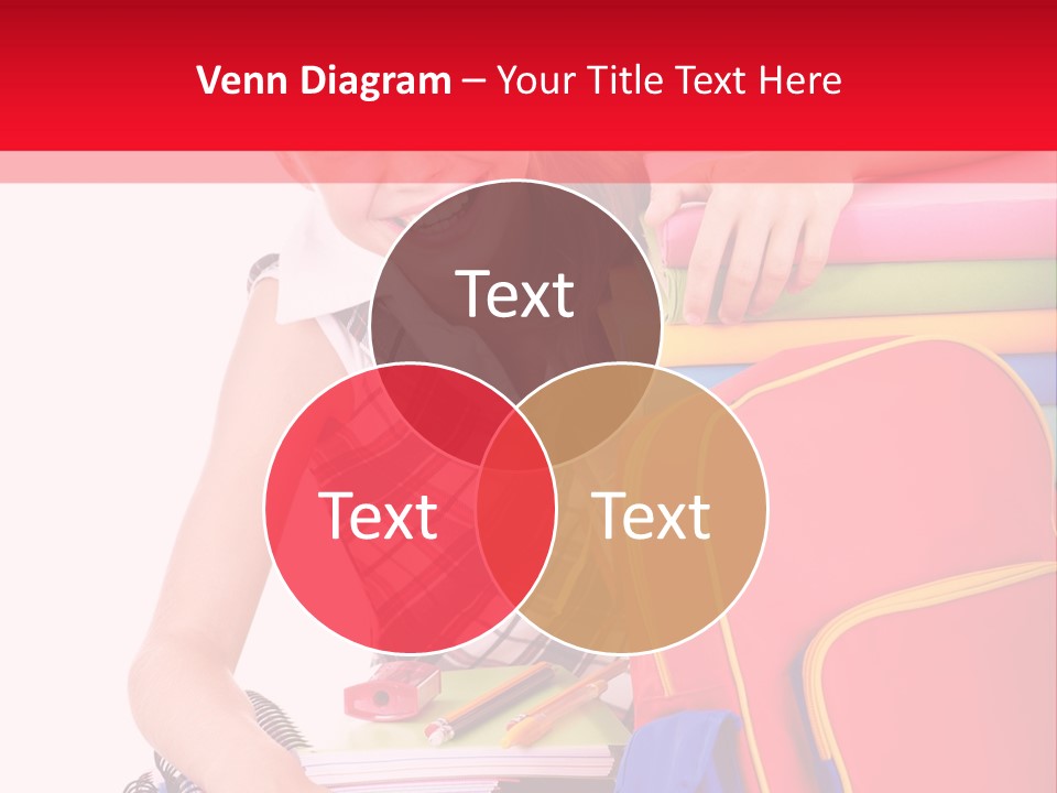 Back To School Holding Learning PowerPoint Template