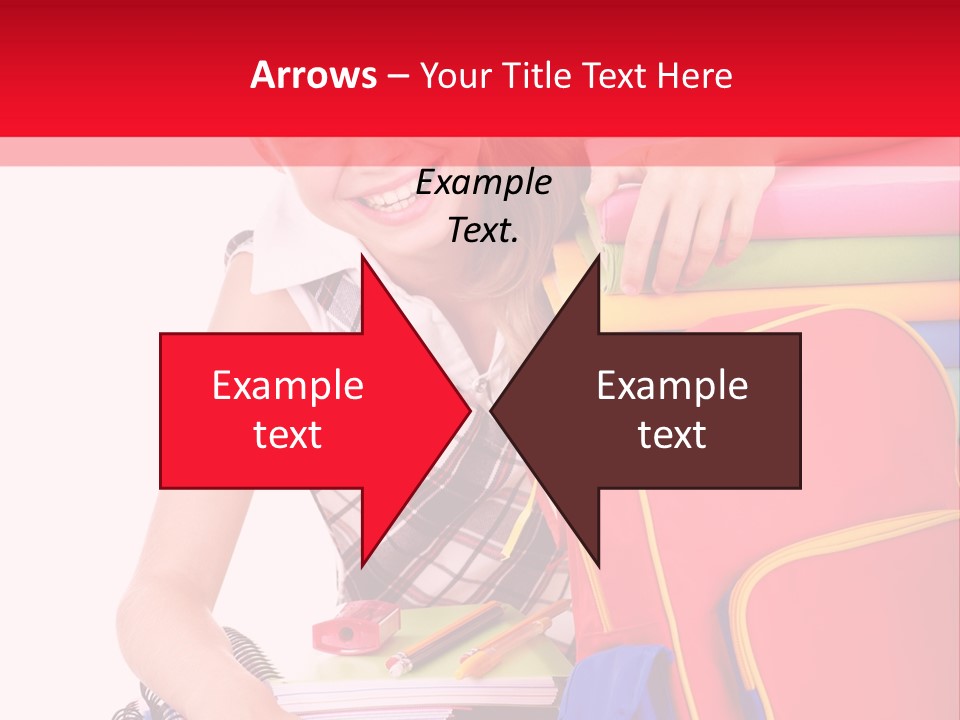 Back To School Holding Learning PowerPoint Template