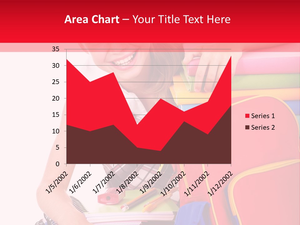 Back To School Holding Learning PowerPoint Template