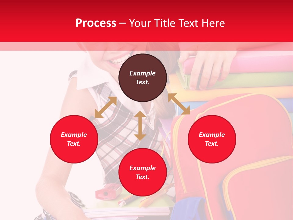 Back To School Holding Learning PowerPoint Template