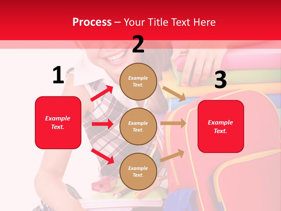 Back To School Holding Learning PowerPoint Template