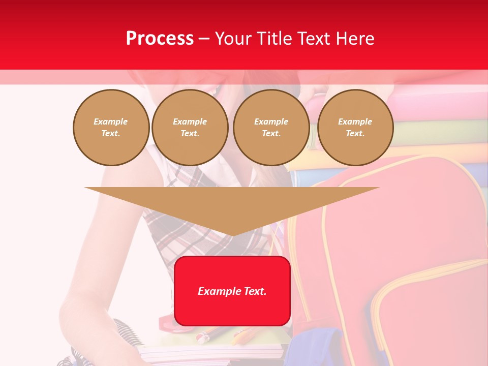 Back To School Holding Learning PowerPoint Template