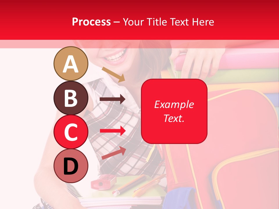 Back To School Holding Learning PowerPoint Template