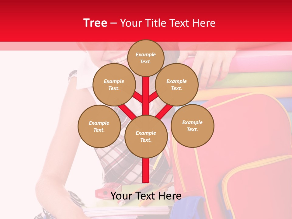 Back To School Holding Learning PowerPoint Template