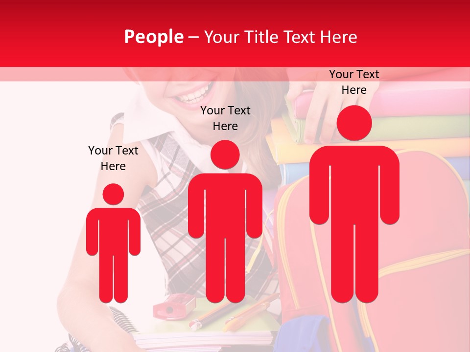 Back To School Holding Learning PowerPoint Template