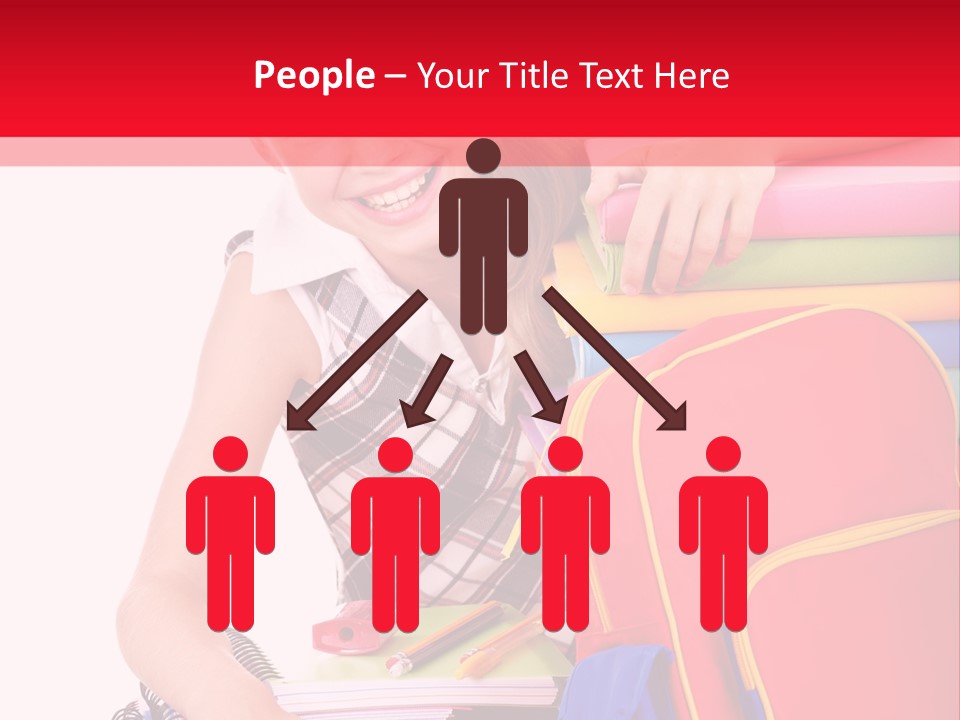 Back To School Holding Learning PowerPoint Template