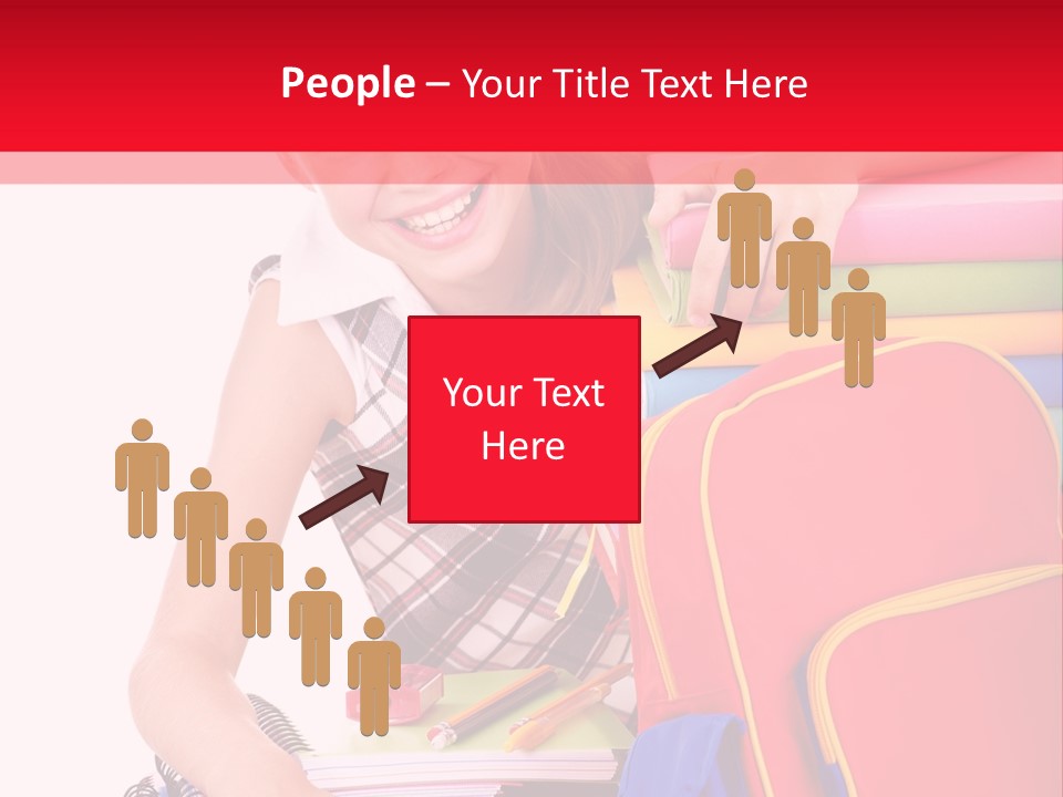 Back To School Holding Learning PowerPoint Template