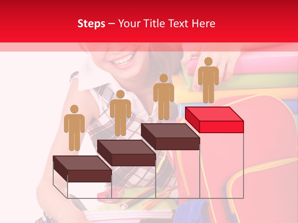 Back To School Holding Learning PowerPoint Template