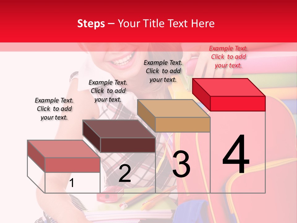 Back To School Holding Learning PowerPoint Template