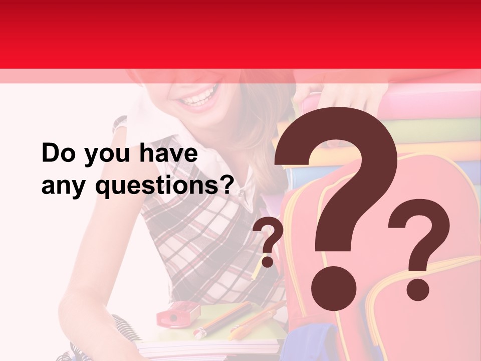 Back To School Holding Learning PowerPoint Template