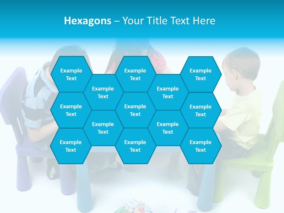 Preschool Boys Pen PowerPoint Template