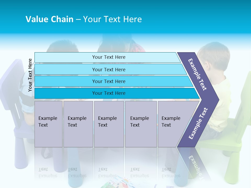 Preschool Boys Pen PowerPoint Template